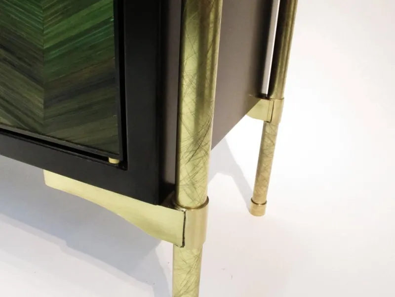Pamono Cusco Sculpted Marquetry Cabinet by Stefan Leo> Storage