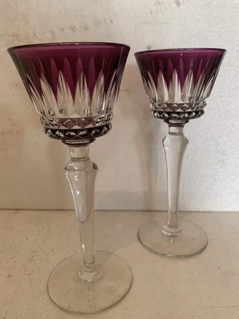 Sale Pamono Cut Crystal Glasses from Baccarat, 20th Century, Set of 6