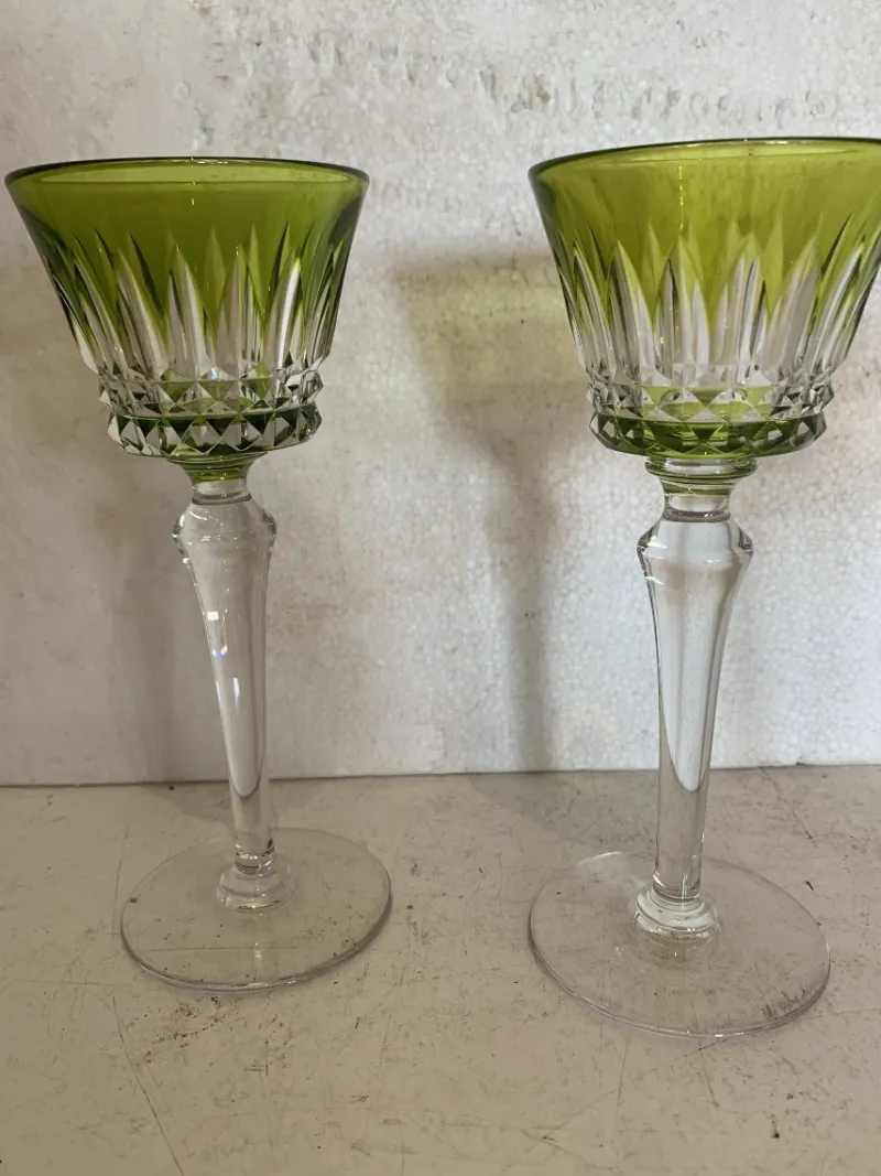 Sale Pamono Cut Crystal Glasses from Baccarat, 20th Century, Set of 6