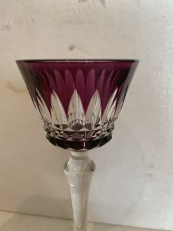 Sale Pamono Cut Crystal Glasses from Baccarat, 20th Century, Set of 6