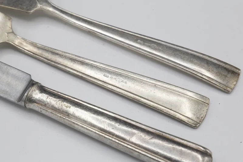 Pamono Cutlery by Gio Ponti for Krupp, Milan, 1950s, Set of 48> Cutlery & Serving Utensils
