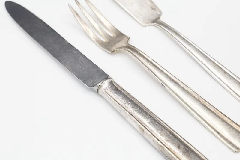 Pamono Cutlery by Gio Ponti for Krupp, Milan, 1950s, Set of 48> Cutlery & Serving Utensils