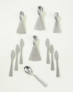 New Pamono Cutlery Set by Gio Ponti for Arthur Kropp Berndorf, 1970s, Set of 28
