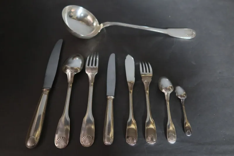 Pamono Cutlery Set from Cristofle, Set of 97> Cutlery & Serving Utensils