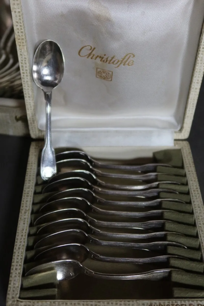 Pamono Cutlery Set from Cristofle, Set of 97> Cutlery & Serving Utensils