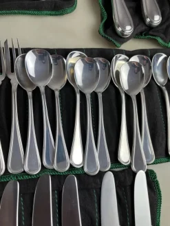 Clearance Pamono Cutlery Set in Silver from Zaramella, Italy, 1990s, Set of 101