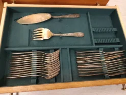 Pamono Cutlery Set with Box from Christofle, 1970s, Set of 114><noscript><img width=