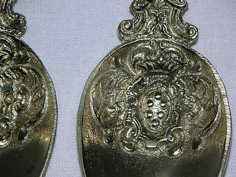 Sale Pamono Cutlery with Heraldic Coats of Arms, Set of 44