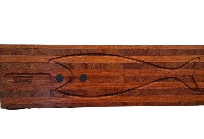 Pamono Cutting Board or Serving Dish in Solid Teak from Digsmed, Denmark> Serving Dishes