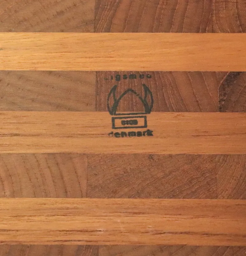 Pamono Cutting Board or Serving Dish in Solid Teak from Digsmed, Denmark> Serving Dishes