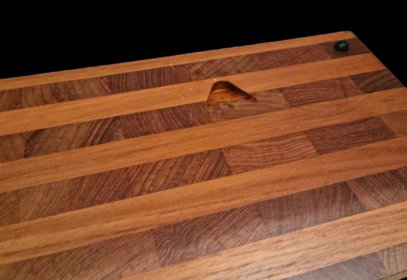 Pamono Cutting Board or Serving Dish in Solid Teak from Digsmed, Denmark> Serving Dishes