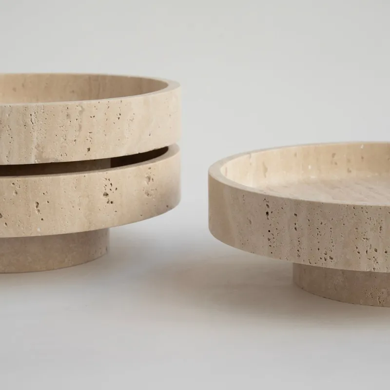 Pamono Cyclo Travertine Bowl from Kiwano Concept> Tabletop|Bowls