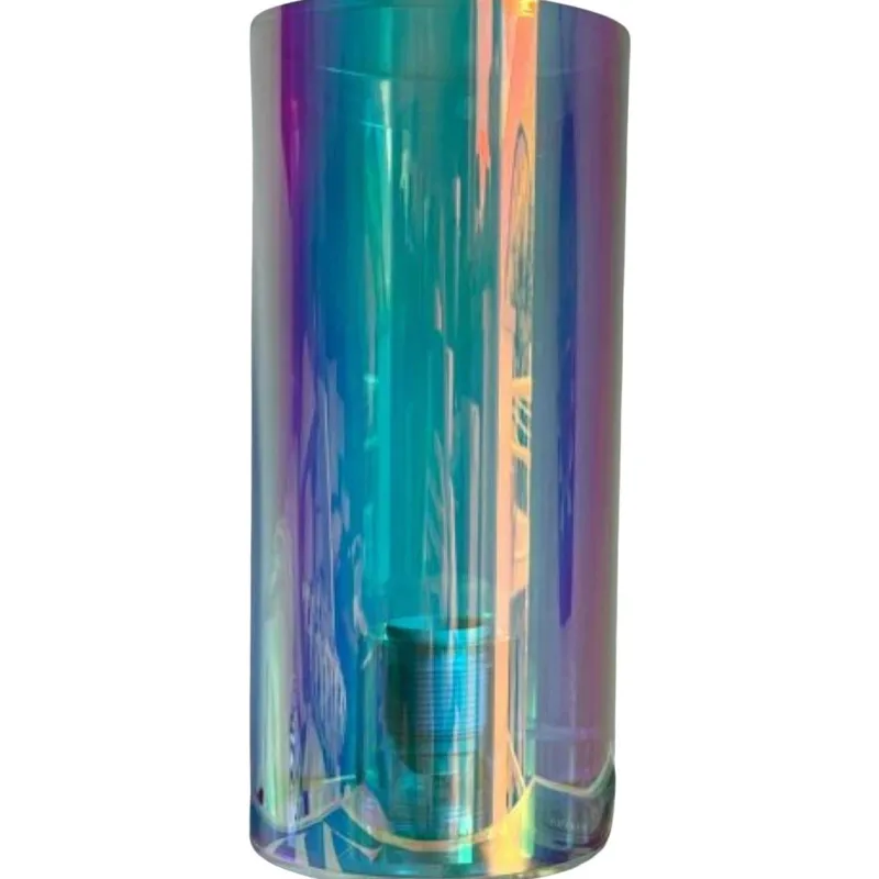 Pamono Cylinder Holographic Table Lamp by Brajak Vitberg> Table Lamps