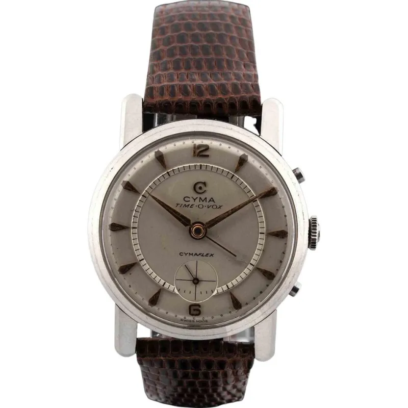 Outlet Pamono Cyma Time-O-Vox Watch from Cymaflex, 1950s