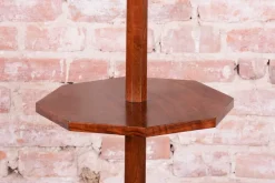 Hot Pamono Czech Art Deco Floor Lamp in Walnut, 1920s
