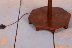 Hot Pamono Czech Art Deco Floor Lamp in Walnut, 1920s