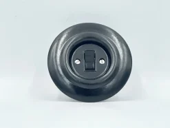 New Pamono Czech Bakelite Light Switch, 1920s