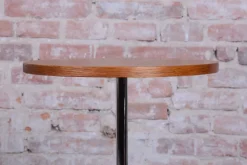 Sale Pamono Czech Bauhaus Floor Lamp in Oak, Chrome and Glass attributed to Robert Slezak, 1930s