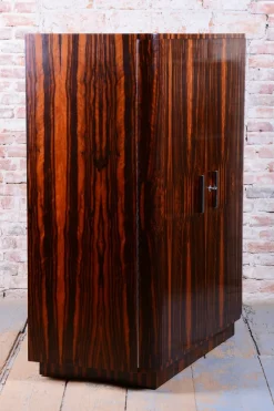 Online Pamono Czech Bauhaus Wardrobe in Maple and Macassar Ebony, 1920s