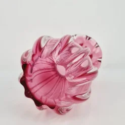 Hot Pamono Czech Crystal Glass Vase attributed to Josef Hospodka, 1970s
