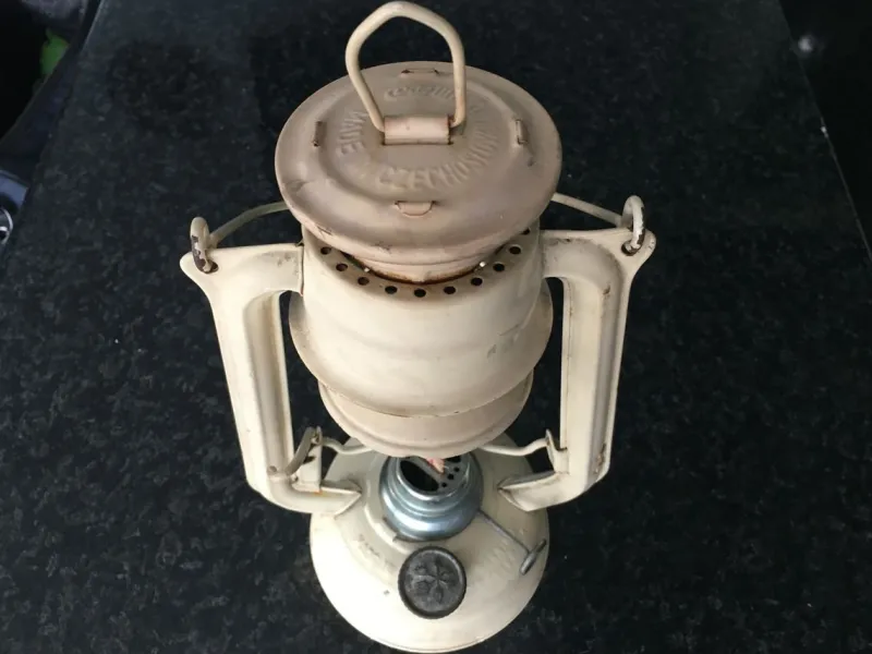 Pamono Czech Metal Meva Oil Lantern Lamp> Candleholders