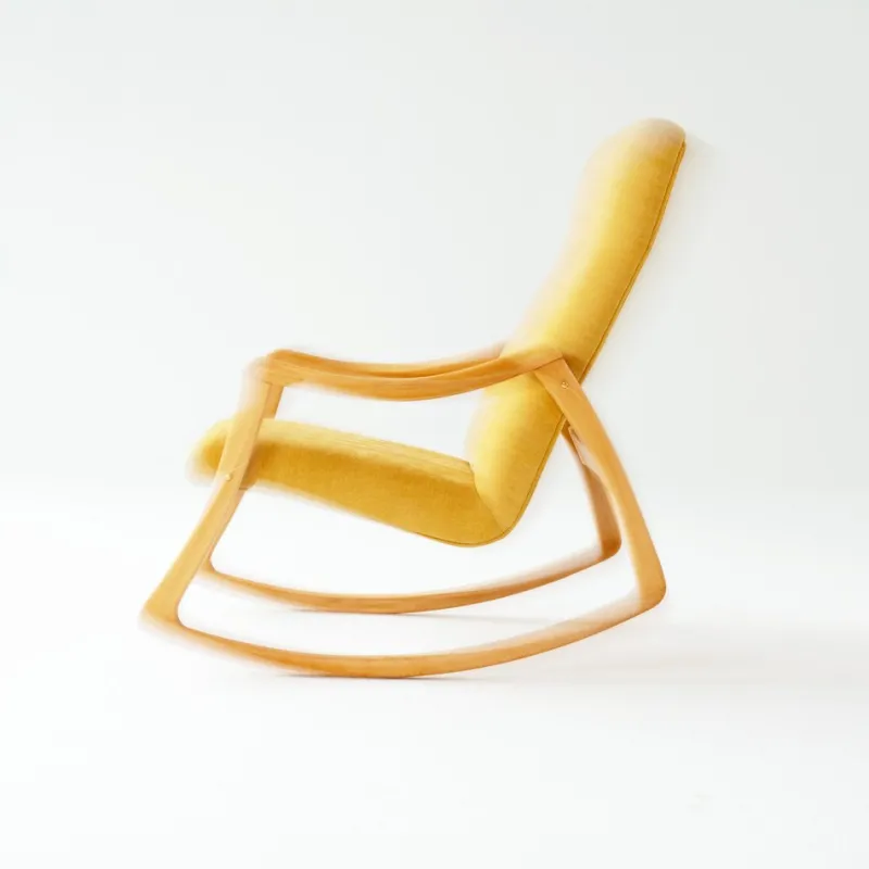 Best Pamono Czech Rocking Chair attributed to Ton, 1960s
