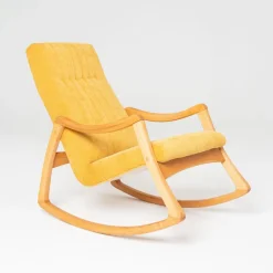Best Pamono Czech Rocking Chair attributed to Ton, 1960s