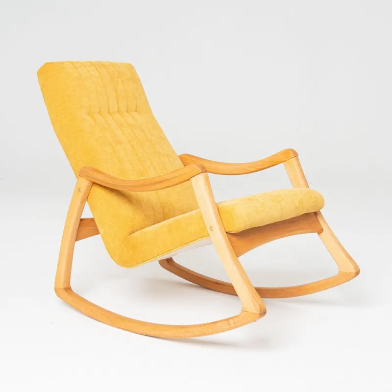 Best Pamono Czech Rocking Chair attributed to Ton, 1960s