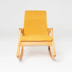 Best Pamono Czech Rocking Chair attributed to Ton, 1960s