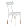 Pamono Czech White Chair by Hermann Czech