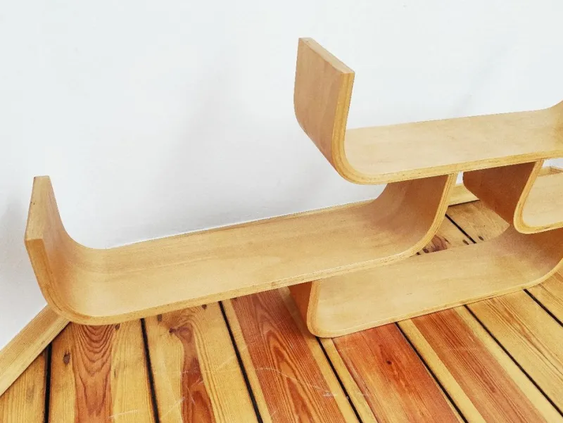 Sale Pamono Czechoslovak Plywood Shelf by Ludvik Volak for Drevopodnik Holesov, 1960s