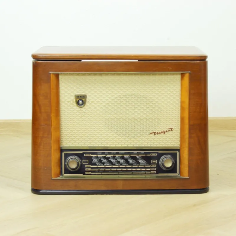 Clearance Pamono Czechoslovakian Original Tesla Dirigent Gramoradio, 1956