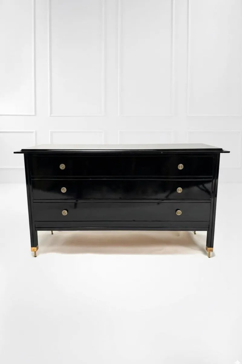 Pamono D154 Chest of Drawers in Lacquered Wood by Carlo de Carli for Sormani, Italy, 1963> Dressers, Commodes & Chests
