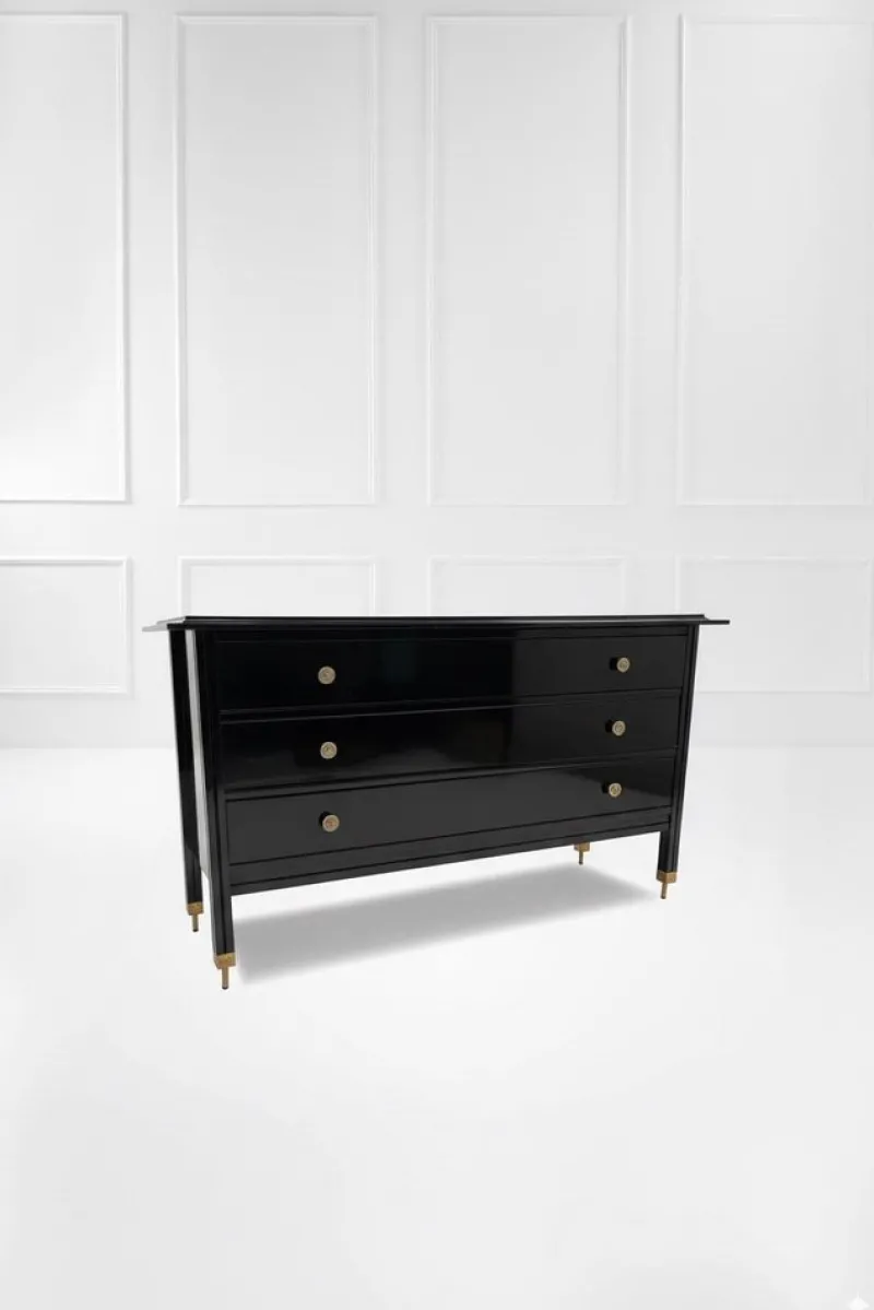 Pamono D154 Chest of Drawers in Lacquered Wood by Carlo de Carli for Sormani, Italy, 1963> Dressers, Commodes & Chests