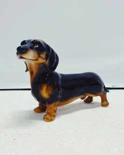 New Pamono Dachshund Statue Ceramic from Ceramiche Boxer