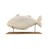 Hot Pamono Daniel Beresaluze, White Fish, 2000s, Marble
