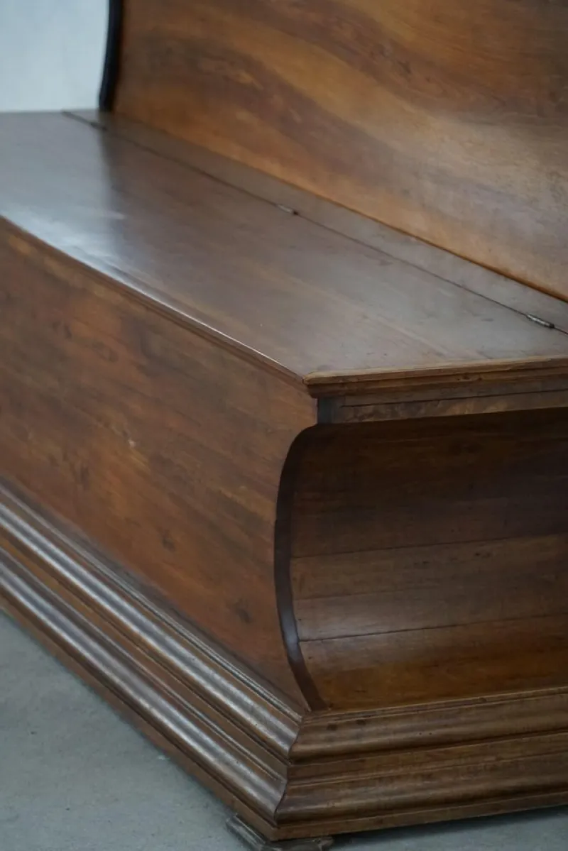 Outlet Pamono Danish Art Deco Storage Bench in Nutwood, 1920s, Set of 8