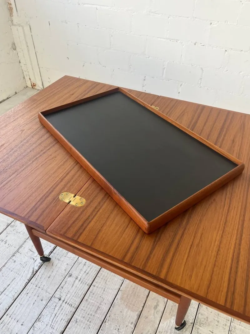 Best Pamono Danish Bar Cart by Grete Jalk, 1960s