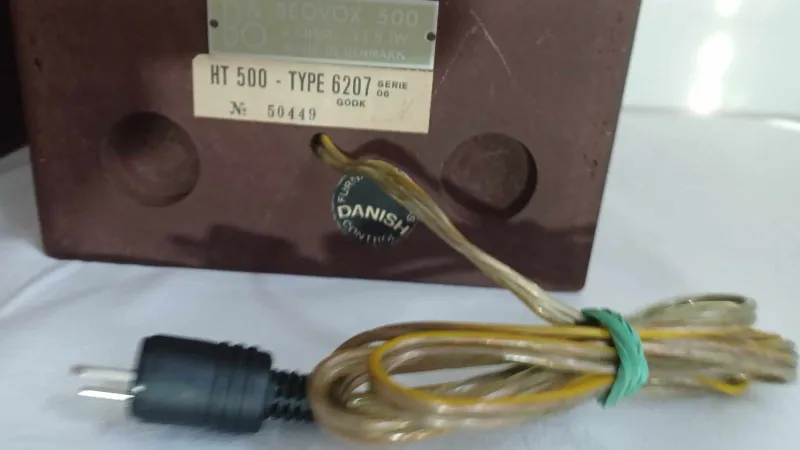 Pamono Danish Beovox 500 Speakers from Bang & Olufsen, 1960s, Set of 2> Electronics