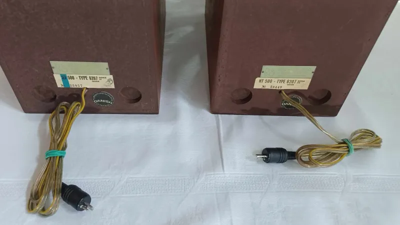 Pamono Danish Beovox 500 Speakers from Bang & Olufsen, 1960s, Set of 2> Electronics