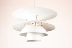 Best Pamono Danish Brushed Metal Charlottenborg Model PH 6 ½ -6V Pendant Light by Poul Henningsen for Louis Poulsen, 1970s