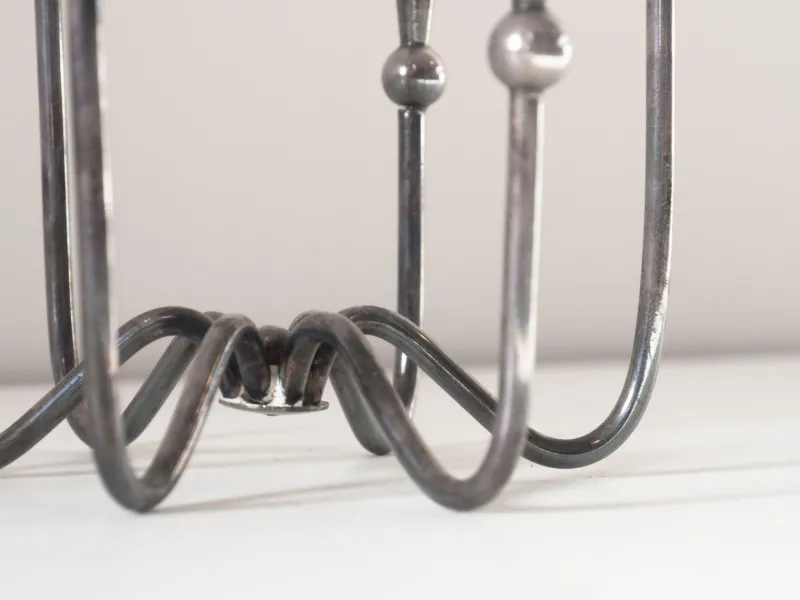 Online Pamono Danish Candleholder in Silver Plated