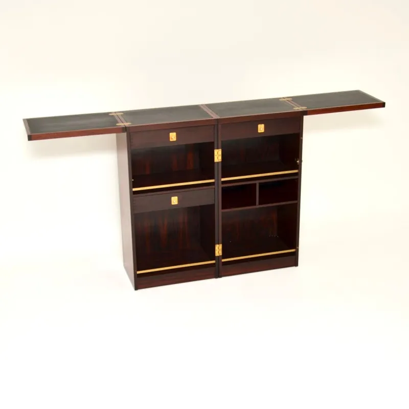 Pamono Danish Captain's Bar attributed to Reno Wahl Iversen for Dyrlund, 1960s> Cabinets & Wardrobes