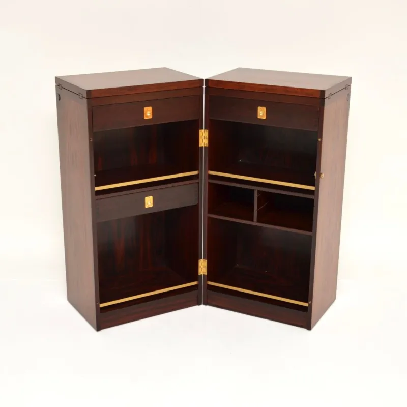 Pamono Danish Captain's Bar attributed to Reno Wahl Iversen for Dyrlund, 1960s> Cabinets & Wardrobes