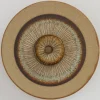 Outlet Pamono Danish Ceramic Disc Wall Lamp from Søholm, 1970s