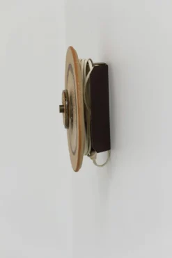 Outlet Pamono Danish Ceramic Disc Wall Lamp from Søholm, 1970s