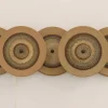 Hot Pamono Danish Ceramic Five Disc Wall Lamp from Søholm, 1970s