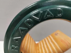 Pamono Danish Dark Green Bread Cutter from Royal Raadvad><noscript><img width=