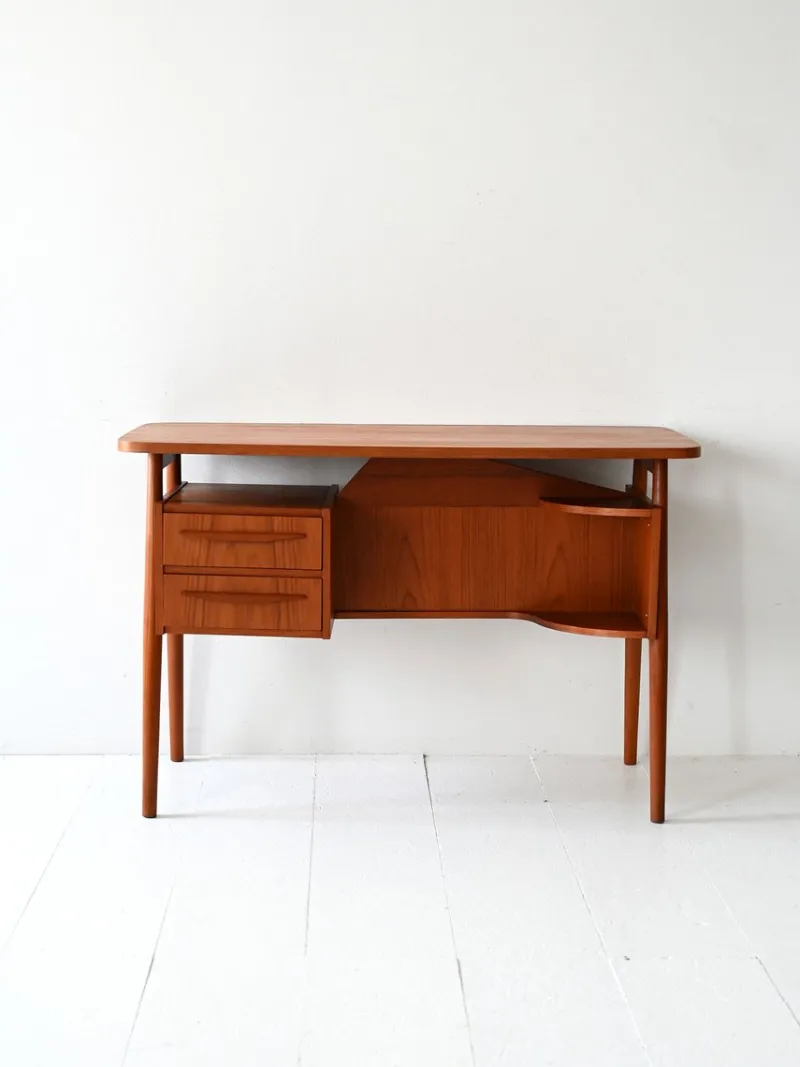 Pamono Danish Desk by Gunnar Nielsen for Tibergaard, 1960s> Desks