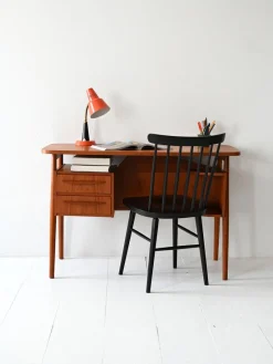 Pamono Danish Desk by Gunnar Nielsen for Tibergaard, 1960s> Desks